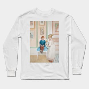 Gunlog: Tell me, is' you afraid of me? by Carl Larsson Long Sleeve T-Shirt